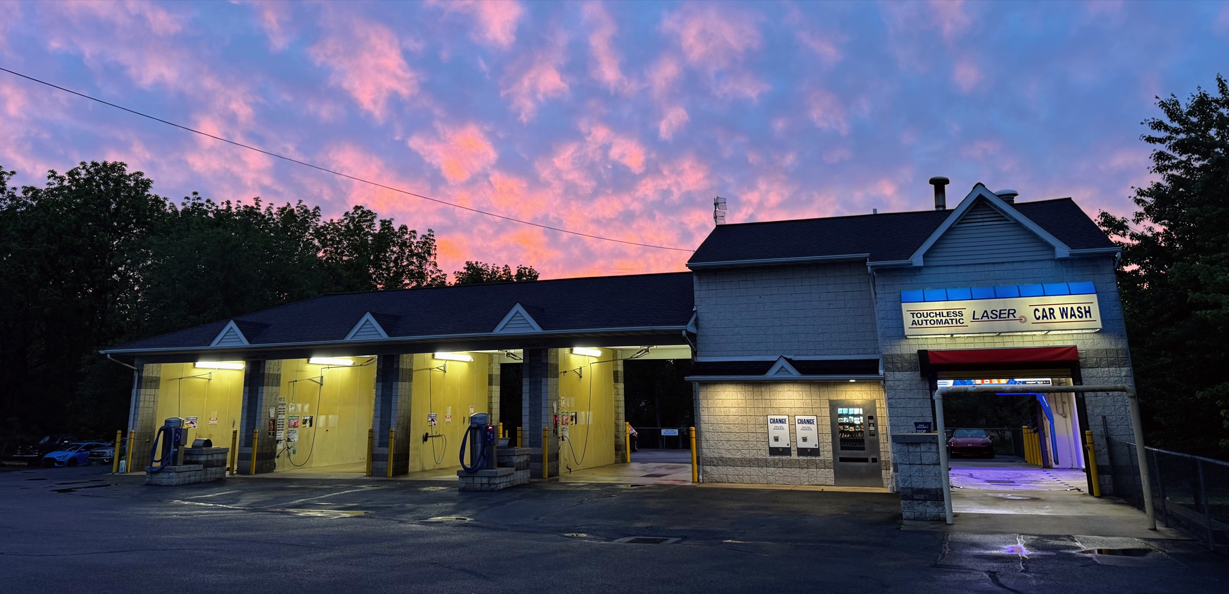 Winborne Wash at dusk